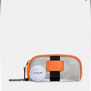 NWT Coach Golf Kit in Colorblock Signature Canvas